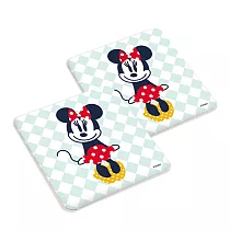 [迪士尼] 迪士尼普普風系列彩繪杯墊 ─兩入一組 (10x10x0.9cm)水水米妮