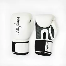 MaxxMMA 戰鬥款拳擊手套─白─散打/搏擊/MMA/格鬥/拳擊10oz