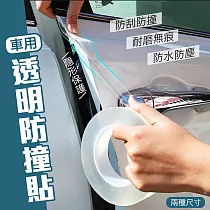 車用透明防水防撞加厚無痕貼寬7cm x 長3m