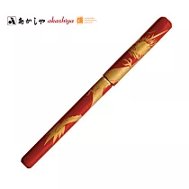 【AKASHIYA 愛格詩雅】天然竹筆 越前塗 漆塗 龍 紅色 (UK18E─05)