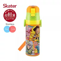 日本 Skater 不鏽鋼直飲保溫水壺(470ml)─ 玩具Comics