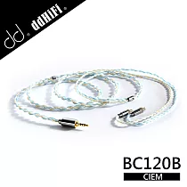 ddHiFi BC120B 高純度6N單晶銅鍍銀CIEM耳機升級線(Sky)─2.5mm