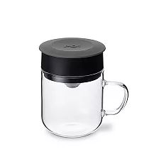 【PO：Selected】丹麥研磨過濾咖啡玻璃杯240ml (灰)