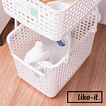 【LIKE─IT】輕鬆組洗衣置物籃 (L) | 鈴木太太公司貨