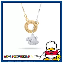 STORY故事銀飾─AhiruNoPekkle系列─可愛貝克鴨Y字形純銀項鍊 加延長鍊5cm