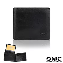 【OMC】紳士品格10卡1照上下翻牛皮短夾