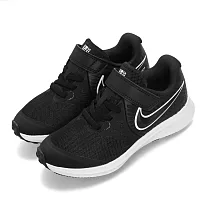 Nike 慢跑鞋 Star Runner 2 運動 童鞋 AT1801─001 18cm BLACK/WHITE