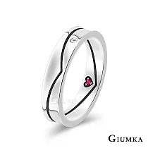 GIUMKA 925純銀戒指尾戒 尋找愛 情人戒指 情人節 剛玉 禮物 情侶對戒 單個價格 MRS20004 細版美圍5號