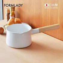 【日本FORMLADY】小泉誠 kaico日製原木單柄琺瑯牛奶鍋─1.45L