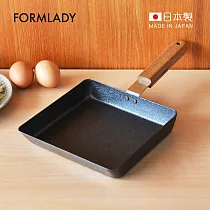 【日本FORMLADY】小泉誠 ambai日製原木柄玉子燒鐵鍋─L