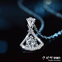 【Sayaka紗彌佳】幸福的鐘聲鑲鑽造型項鍊 ─單一款式