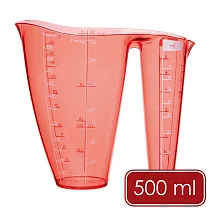 《Colourworks》輕鬆看量杯 | 刻度量杯 ─ 紅500ml