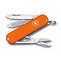 VICTORINOX 瑞士維氏7用盒裝瑞士刀 橘