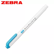 ZEBRA MILDLINER WKT7 雙頭柔性螢光筆 天空藍