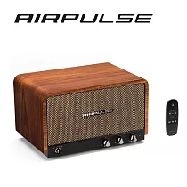 AIRPULSE P100X 一體式立體聲音響 木紋