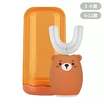【Luveta】U型牙套式兒童電動牙刷 ─ 棕熊 6─12歲