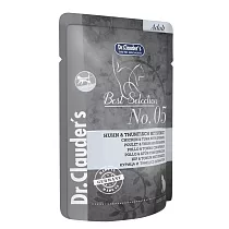 德國Dr.clauder’s克勞德博士│嚴選貓主食餐包系列─5號鮮雞鮪魚炒菠菜(腸道保健) 85g