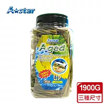 【A Star】Aged五星高齡犬用潔牙骨超大桶裝1900G(多種尺寸) SS