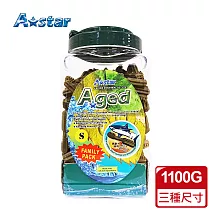 【A Star】 Aged雙刷高齡犬用潔牙骨桶裝1100G(多種尺寸) S