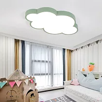 H&R安室家 棉花雲朵 智能LED吸頂燈ZA0210 (附遙控器可調明暗及色溫 ) 白色