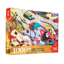 TOi圖益 【公路狂想曲】 拼圖1000片 DIY生日插畫桌遊畢業禮物