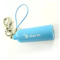 台灣製100分貝超高音迷你型防身警報器(ALM─100─S─01) 無 藍