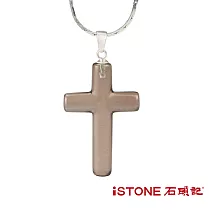 石頭記 水晶項鍊─水晶十字 (多色選) 茶水晶