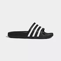 Adidas Adilette Aqua [F35543] 男女 運動 涼鞋 拖鞋 休閒 舒適 輕量 愛迪達 黑白 24.5cm 黑/白