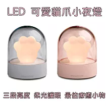 LED可愛貓爪小夜燈/睡眠燈/氣氛燈/交換禮物/療癒小物 (4入) (不挑色)