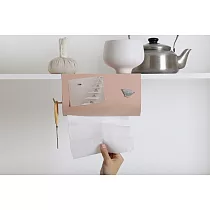 【U】RHOMBUS ─ 圓型廚房紙巾架 共兩色 甜蜜粉