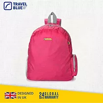 【 Travel Blue 藍旅 旅行配件 】 Foldable 摺疊背包 (11L) 粉色