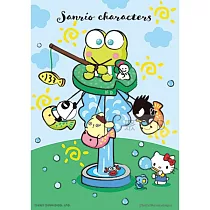 【台製拼圖】HP0108─195 三麗鷗 奇幻樂園 ─ 飛天釣魚船 (108片)