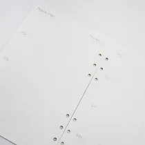 HAPPYMT六孔活頁手帳/筆記本─A5尺寸 通用內頁 日計畫