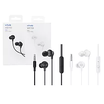 VIVO 原廠 XE110 入耳式 3.5mm線控耳機 (盒裝) 黑色
