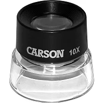 《CARSON》Lumi 杯式專業放大鏡 | 珠寶 錢幣 材質 物品觀察 輔助閱讀 ─ 10x