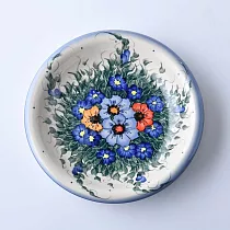 波蘭陶 藤蔓隨花系列 圓形深餐盤 23cm 波蘭手工製