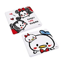 迪士尼Disney TSUM TSUM 珪藻土吸水杯墊(2入/組)_ 戀人