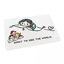 迪士尼Disney TSUMTSUM系列珪藻土吸水地墊 維尼/米奇/三眼怪/奇奇蒂蒂_ 茉莉公主