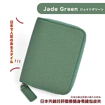 【DR.Story】美國好評摺疊隨行防盜零錢包皮夾 (防盜錄、錢包、短夾、旅遊配件、RFID) Jade Green