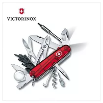 VICTORINOX 瑞士維氏 瑞士刀 91mm / 透紅 1.7925.T