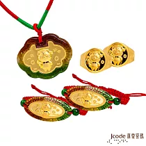 J’code真愛密碼金飾 黃金彌月禮盒─0.3錢 博士虎