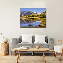 【御畫房】湖畔風光 國家一級畫師手繪油畫60×80cm VF─01 (客製商品)