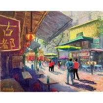 【玲廊滿藝】王雪枝─古都巡禮68x57cm
