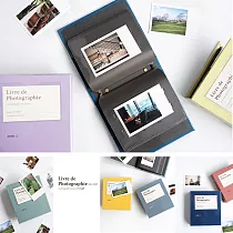 【韓國創意品牌 invite.L】頂級相簿精裝本!! instax mini 拍立得專用相簿 立可拍 手機編輯列印照片 相本 相簿 正品空運 Jade green