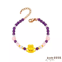 J’code真愛密碼金飾 狐仙御守硬金/寶石手鍊