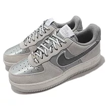 Nike 休閒鞋 Wmns Air Force 1 07 LX 女鞋 經典 皮革 穿搭 灰 DQ5079─001