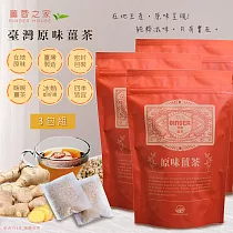 【薑蓉之家】GINGER TER養身薑茶茶包/原味薑茶*60入(20入*3包)