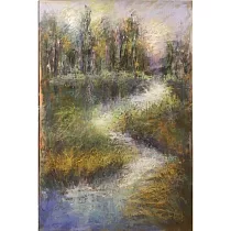 【玲廊滿藝】施惠敏─富國島初過雨45.7x30.5cm
