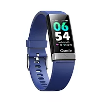 Osmile ECG300 全方位 ECG HRV SpO2銀髮血氧智能手環 藍
