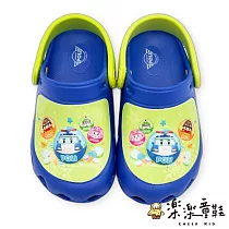 台灣製波力POLI電燈布希鞋 (P083) 兒童拖鞋 兒童涼鞋 兒童燈鞋 台灣製童鞋 MIT童鞋 波力童鞋 POLI童鞋 園丁鞋 救援小英雄童鞋 中童鞋
